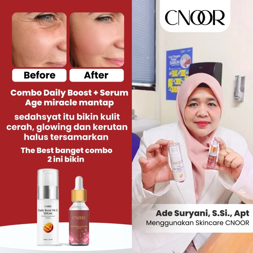 Testimoni Skincare Cnoor Official dari Apoteker Suryani S.Si, Apt